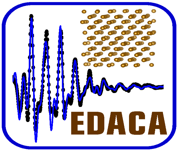EDACA: EXAFS data analysis using configurational average